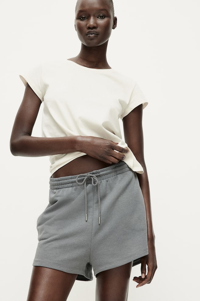 

Хлопковая футболка H&M, бежевый