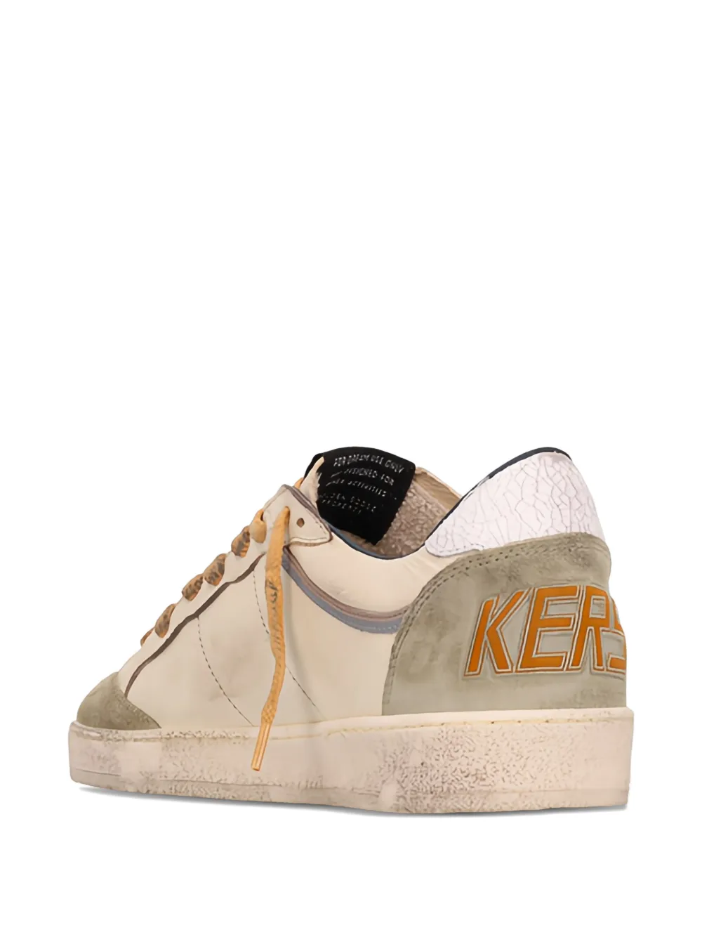 Кроссовки Ball Star с замшевыми вставками Golden Goose, бежевый — фото 3