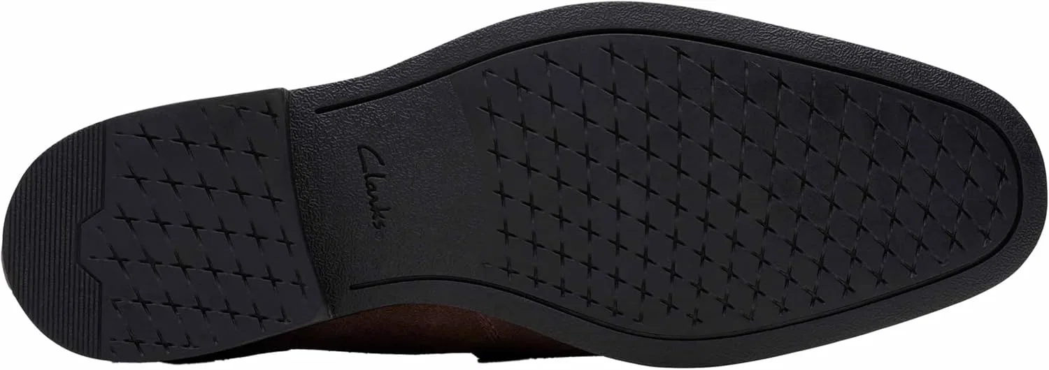 Туфли Clarks Herren Paulton Lo-, Dark Brown Suede — фото 3