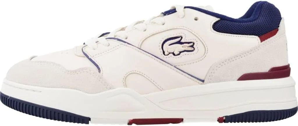 Кроссовки Lacoste Lineshot 124 2 SMA для мужчин, низкие, белый/темно-синий — фото 2