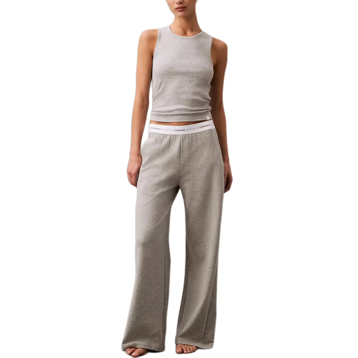 

Женские пижамные штаны серого цвета Calvin Klein, серый
