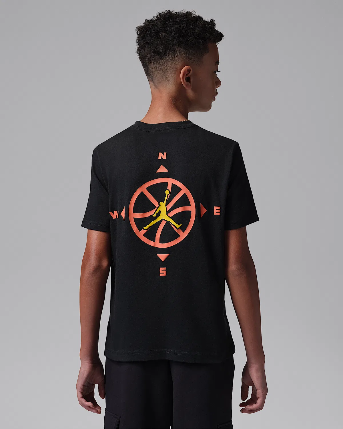 Детская футболка Jumpman Compass Jordan, Black