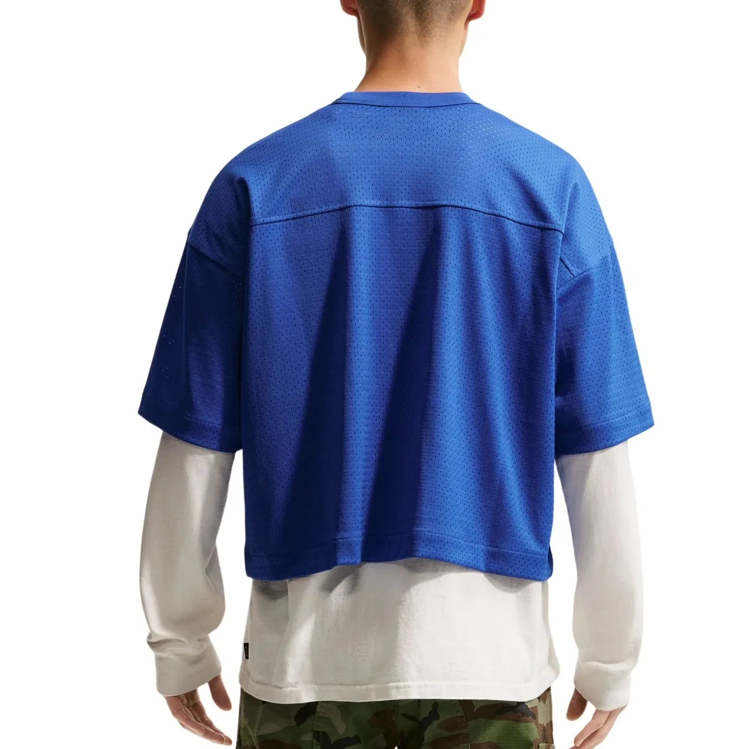 Футболка для скейтбординга Nike SB Football Shirt Skate Top 'Game Royal' IF1349-480, синий — фото 2