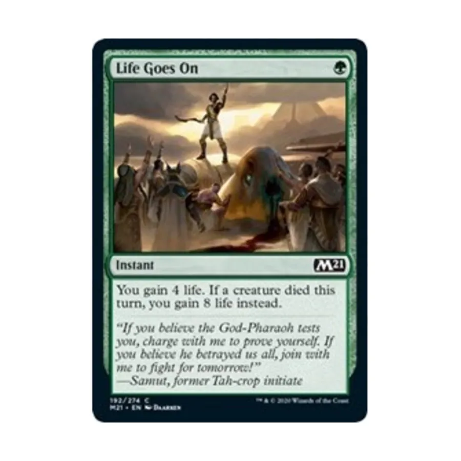 

CCG Жизнь продолжается (с), MTG - Core Set 2021