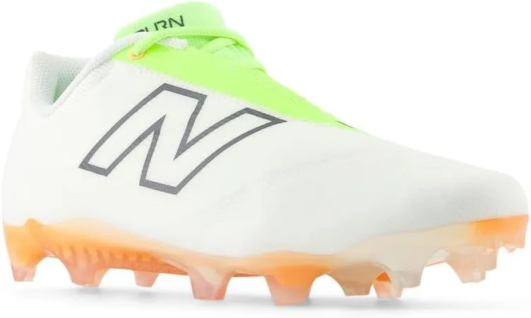 Кроссовки для лакросса New Balance Burnx4 унисекс, белый/зеленый/оранжевый — фото 4