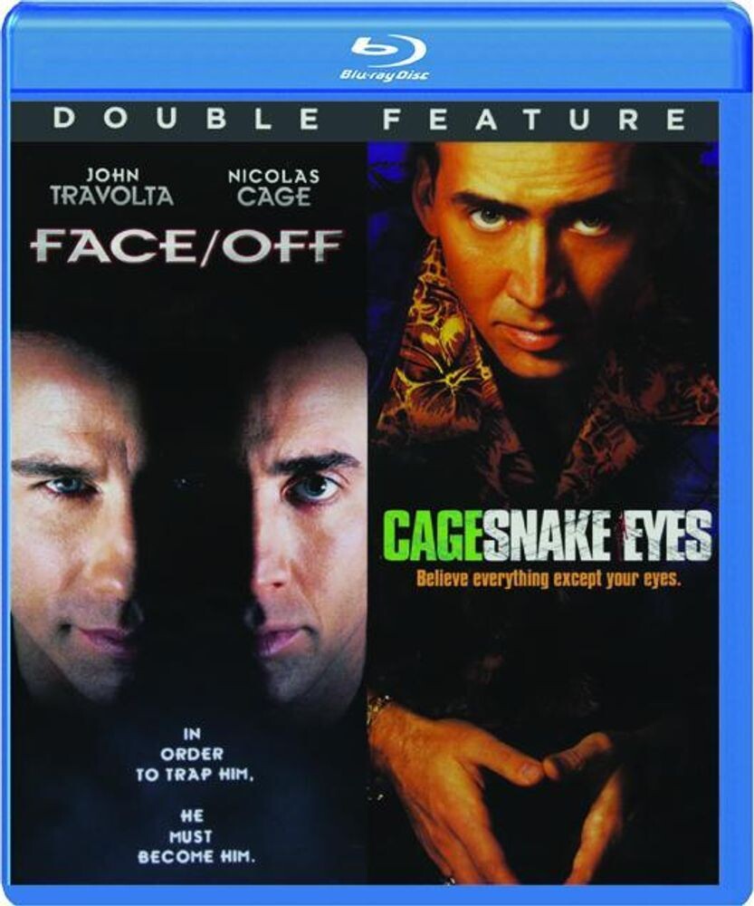 

Диск Blu-ray Face/Off / Snake Eyes (Double Feature)