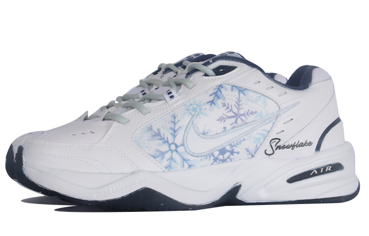 

Кроссовки Nike Air Monarch 4 Chunky Sneakers Unisex Low-Top Blue White, Белый, Кроссовки Nike Air Monarch 4 Chunky Sneakers Unisex Low-Top Blue White