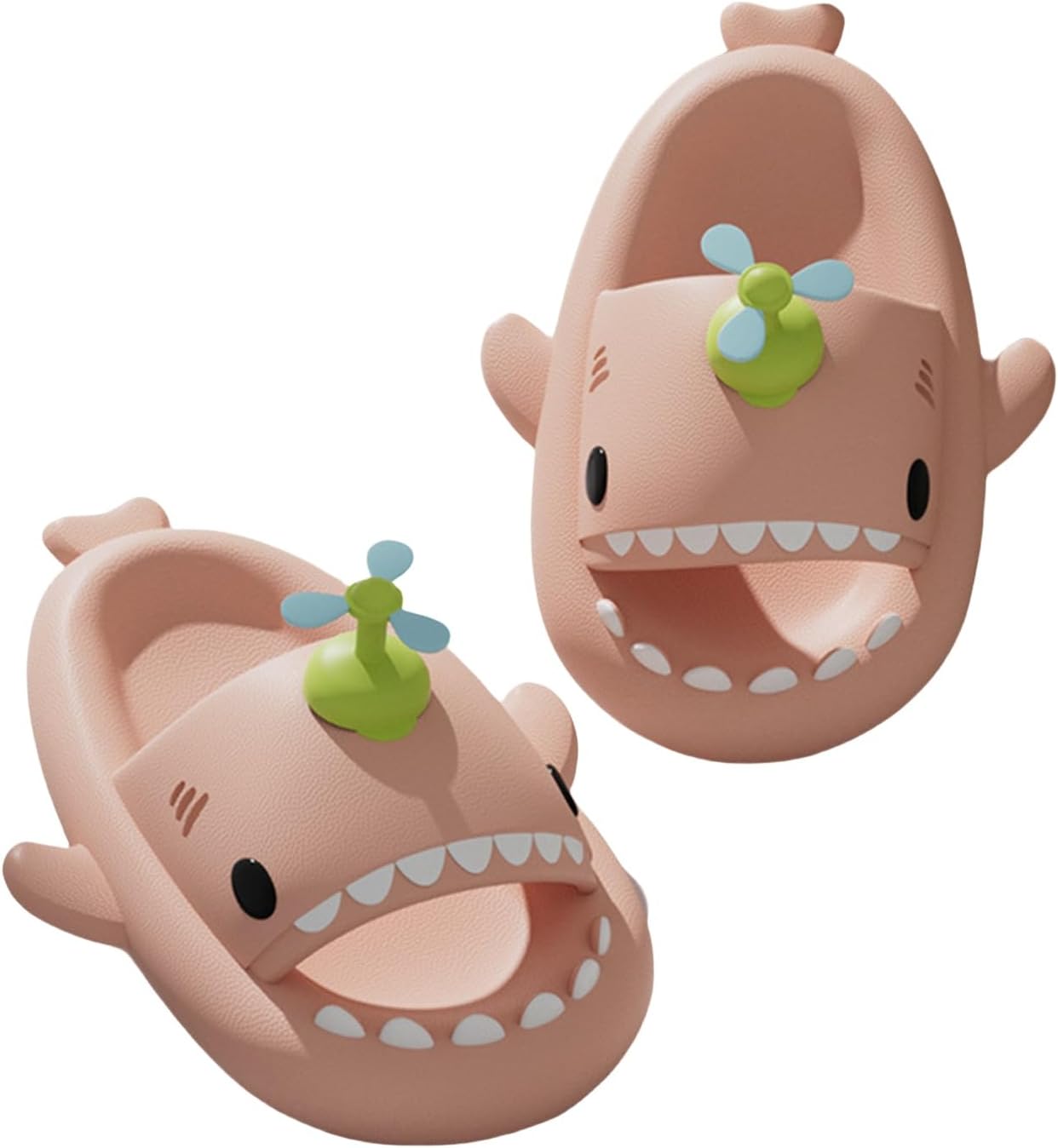 

Сланцы-Акула «Мороженое», Сланцы-Акула «Ветряная Мельница», Оригинальные сланцы-акулы, сандалии для мужчин и женщин Generic, розовый