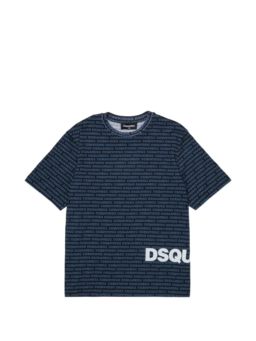 

Футболка с логотипом Dsquared2 Kids, синий