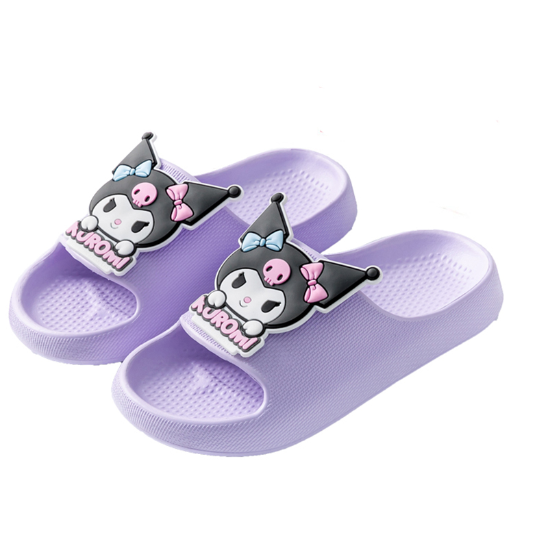 Sanrio Hello Kitty x Слайдеры Женские - Фиолетовые тапочки Kuromi, цвет Purple Kuromi Slippers