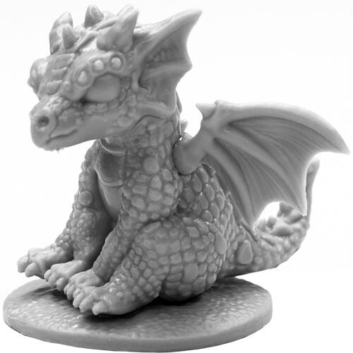 

Миниатюра Reaper Bones Black: Scheming Rocky