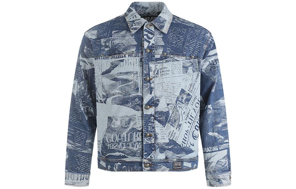 

VERSACE JEANS COUTURE Журнальная джинсовая куртка, Blue