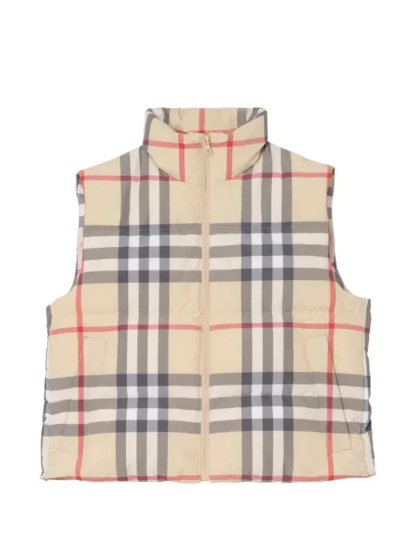Жилет-пуховик Burberry, женский, светло-каменный