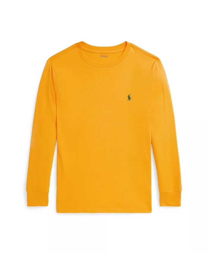 

Футболка с длинным рукавом Big Boys Cotton Jersey Polo Ralph Lauren, желтый