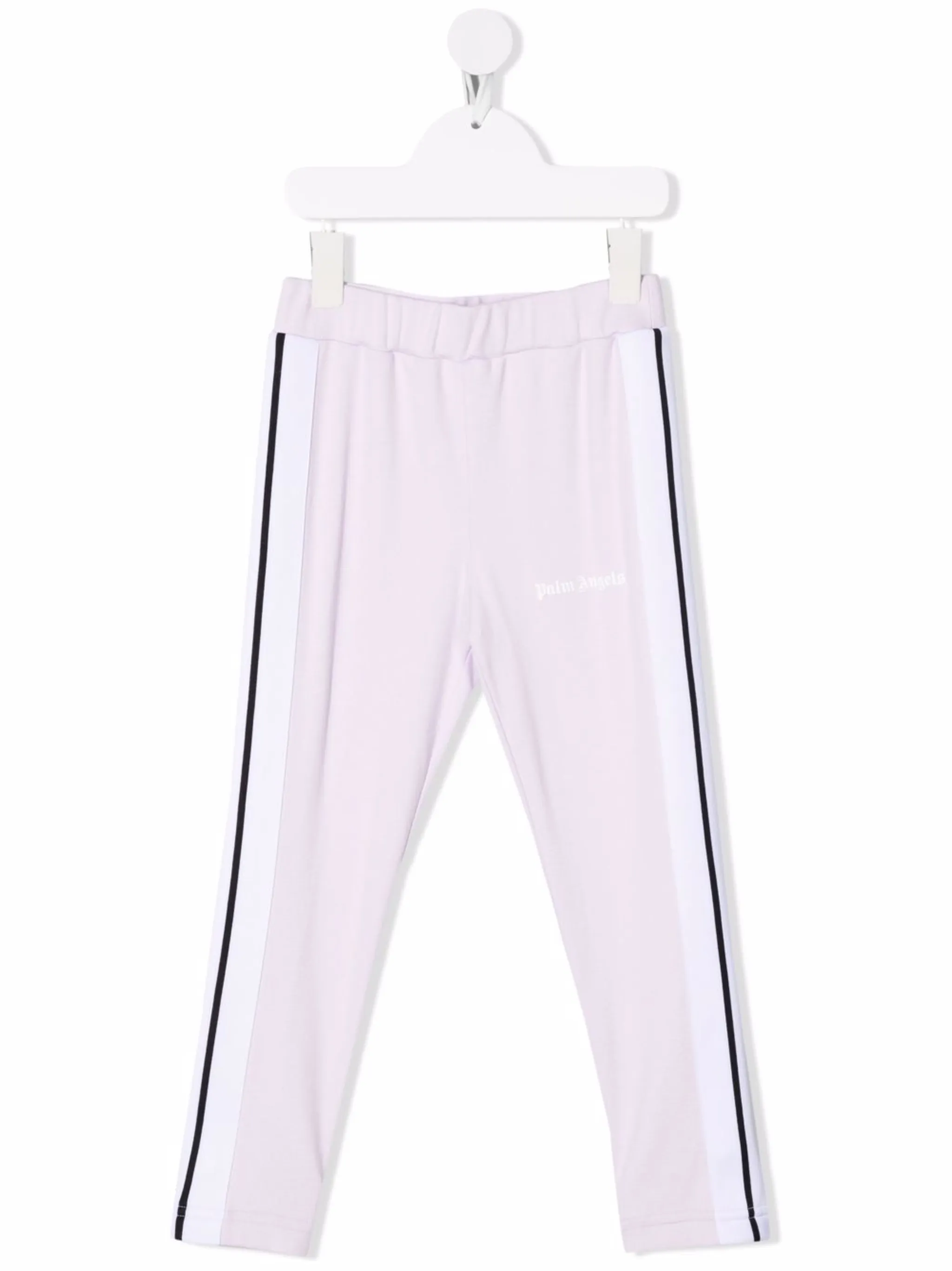 

Спортивные брюки с лампасами и логотипом Palm Angels Kids, фиолетовый