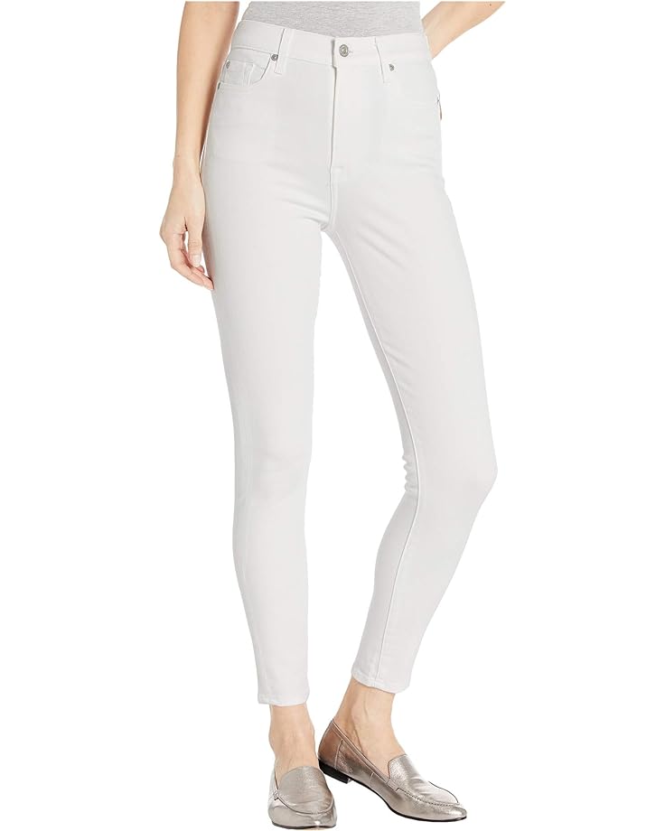 

Джинсы 7 For All Mankind High-Waist Ankle Skinny in Slim Illusion White, цвет Slim Illusion White