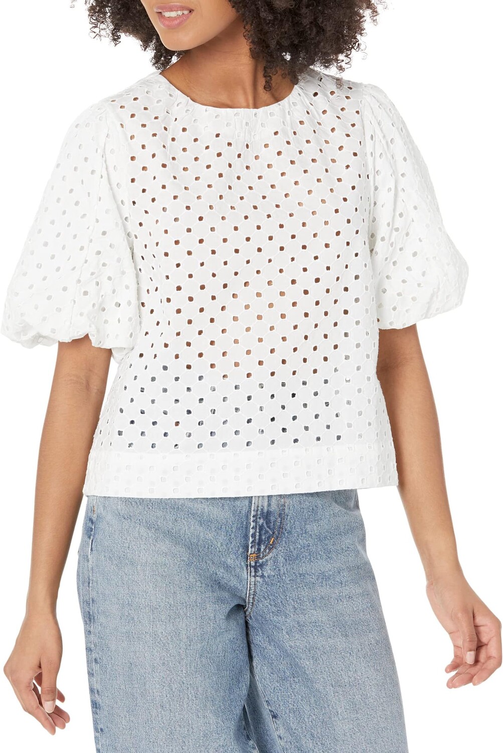 

Топ Joe's Jeans The Lorraine Broderie Top, цвет Optic White