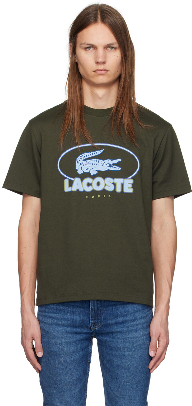 

Зеленая графическая футболка apwood Lacoste