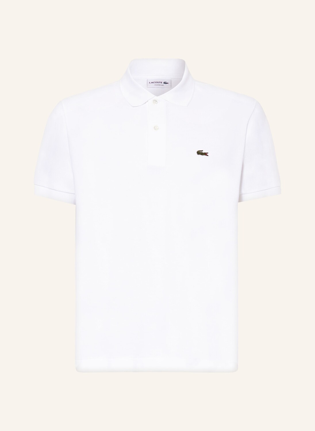 

Классическая рубашка-поло из пике LACOSTE, белый