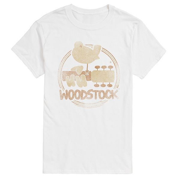 

Футболка с принтом Big & tall woodstock logo distressed Licensed Character