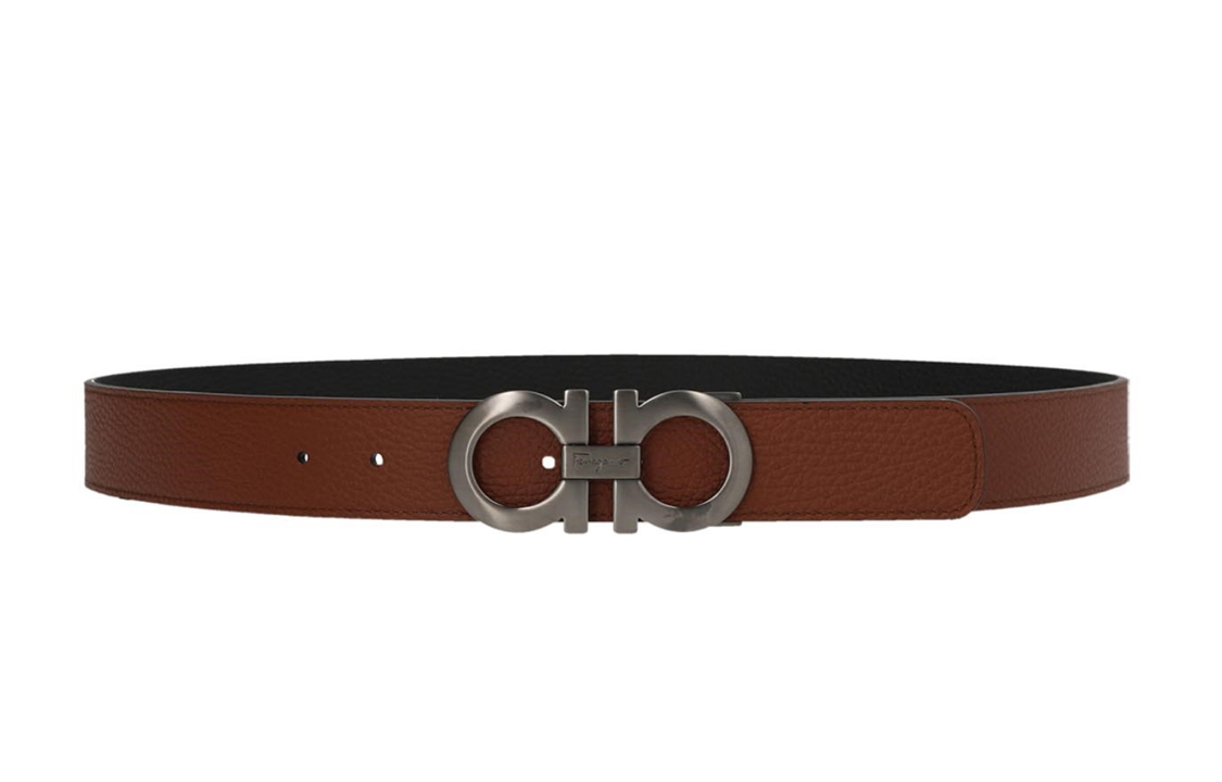 

Ferragamo Кожаный ремень мужской коричневый шириной 3.5 см, Brown