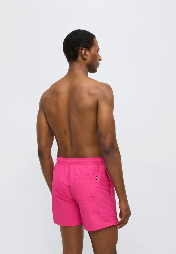 Плавки средней длины с вышивкой флага. Tommy Hilfiger, Party Pink — фото 4