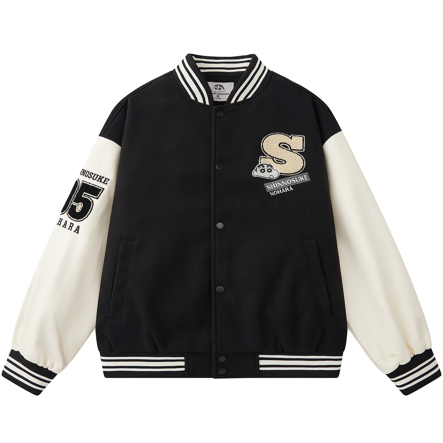 

Куртка бейсбольная SHINCHAN Unisex Crayon Shinchan, серо-зеленая, Зеленый, Куртка бейсбольная SHINCHAN Unisex Crayon Shinchan, серо-зеленая