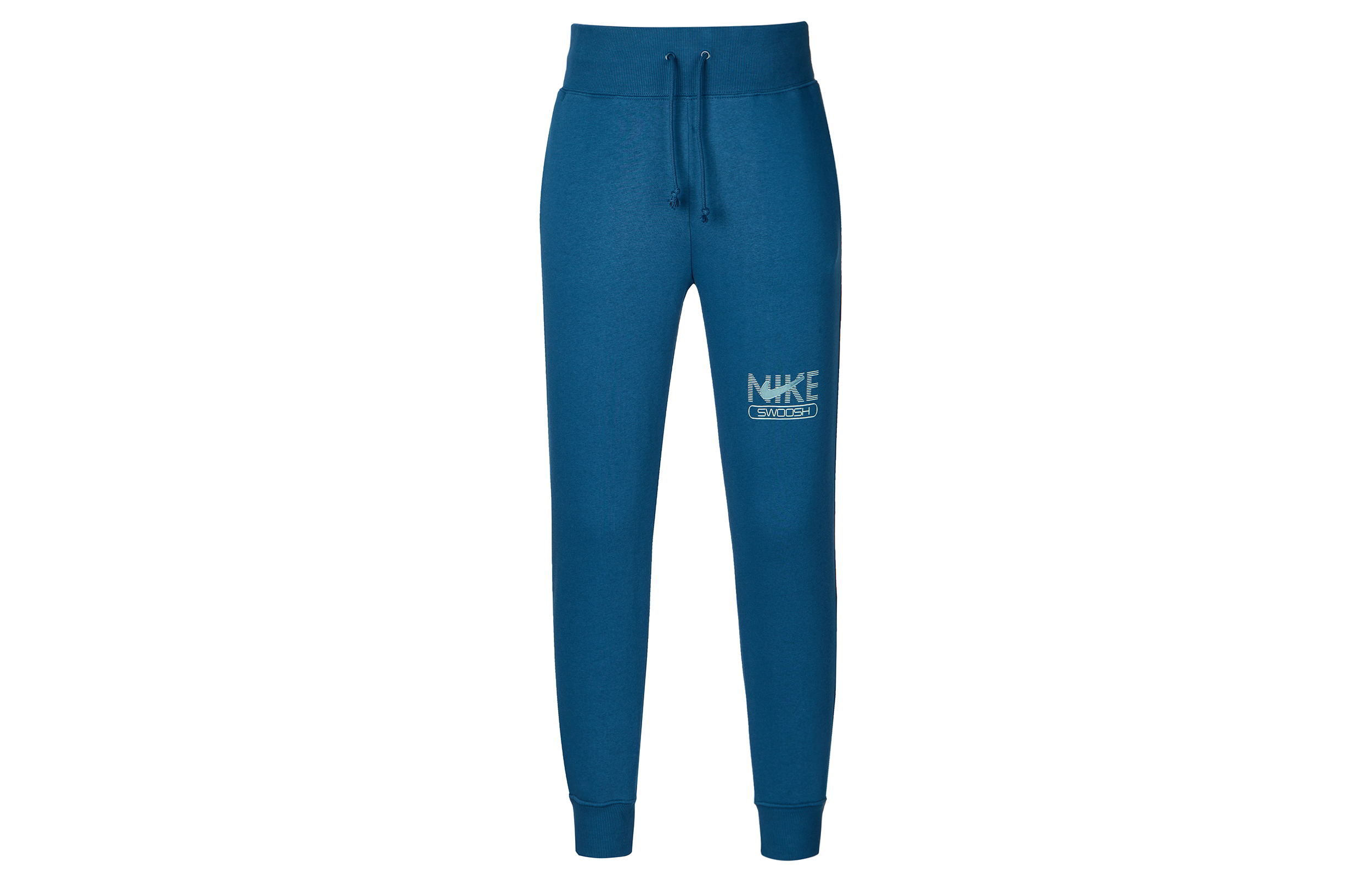 

Nike Женские повседневные брюки SportswearSwoosh из льна синего/пенистого мятно-зеленого цвета