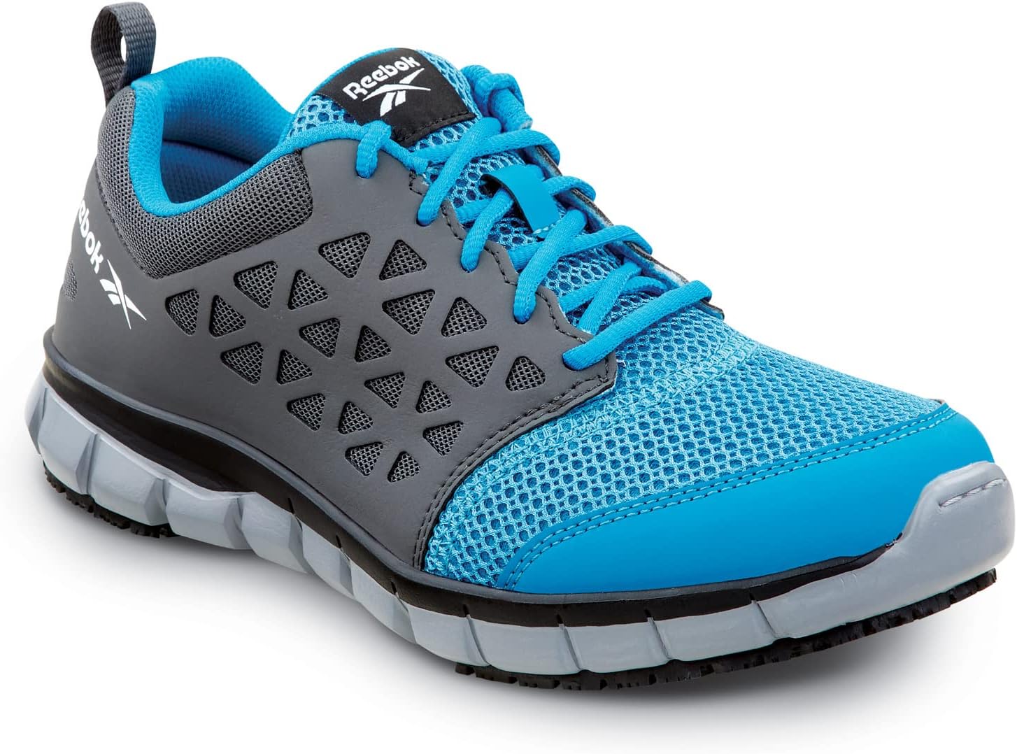 Мужские и строительные кроссовки Reebok Sublite Cushion, голубой/серый/небесно-голубой — фото 2