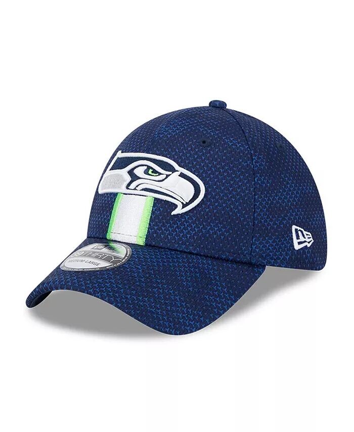 

Мужская бейсболка College Navy Seattle Seahawks 2024 Sideline 39THIRTY Flex Hat New Era, синий