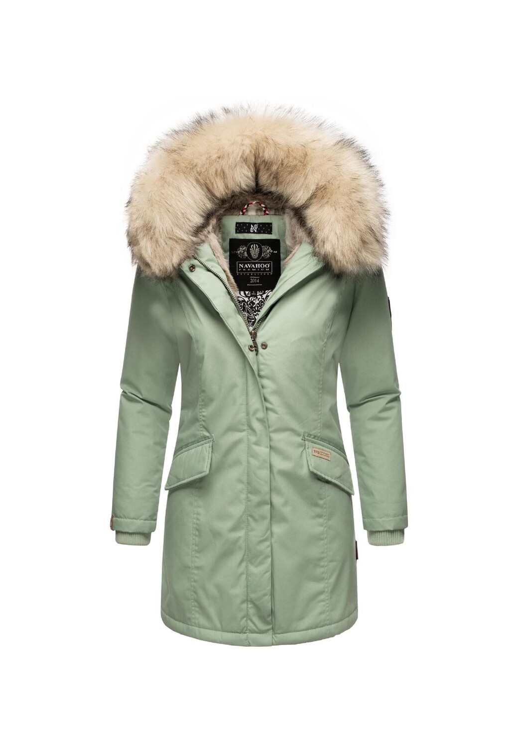 

Зимнее пальто Кристалл NAVAHOO, цвет Smokey Mint