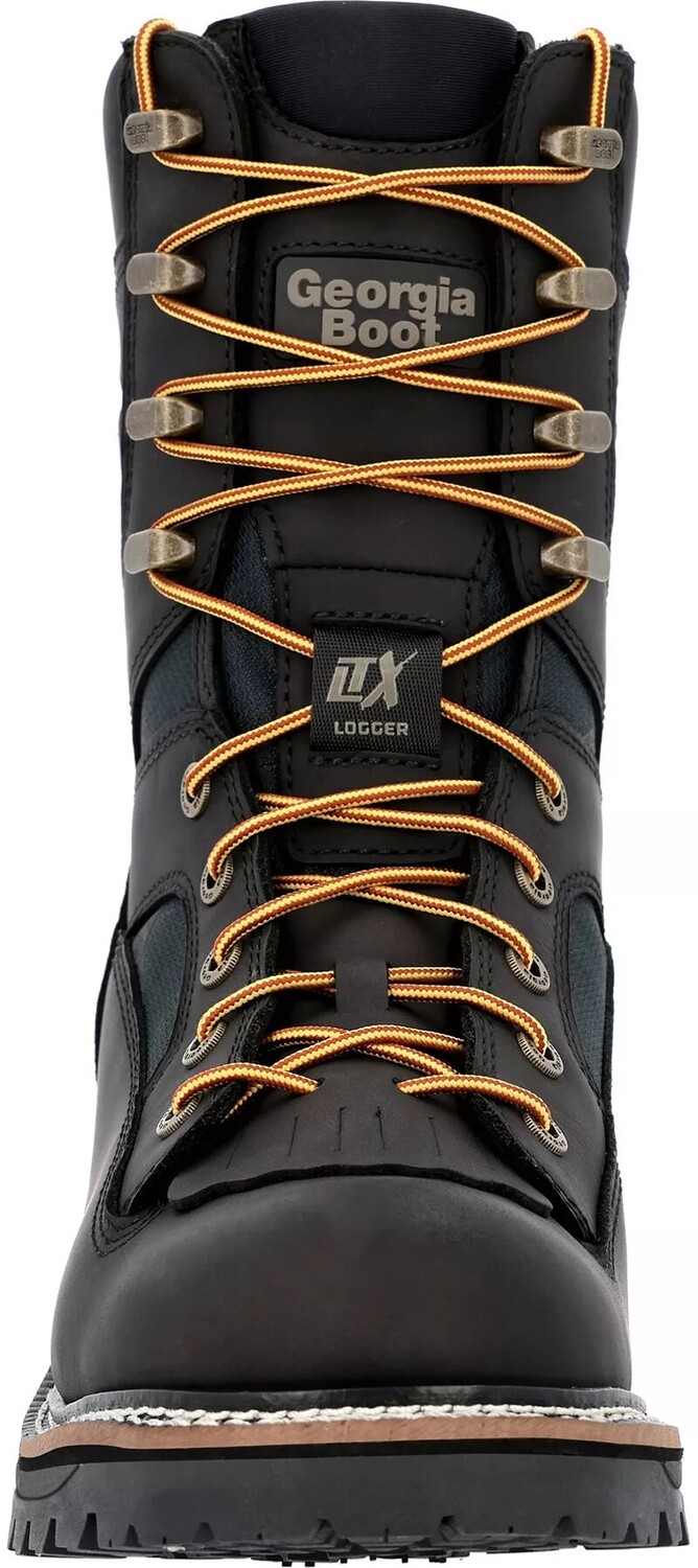 Мужские водонепроницаемые рабочие ботинки Georgia Boots LTX 9 дюймов Logger, черный — фото 4