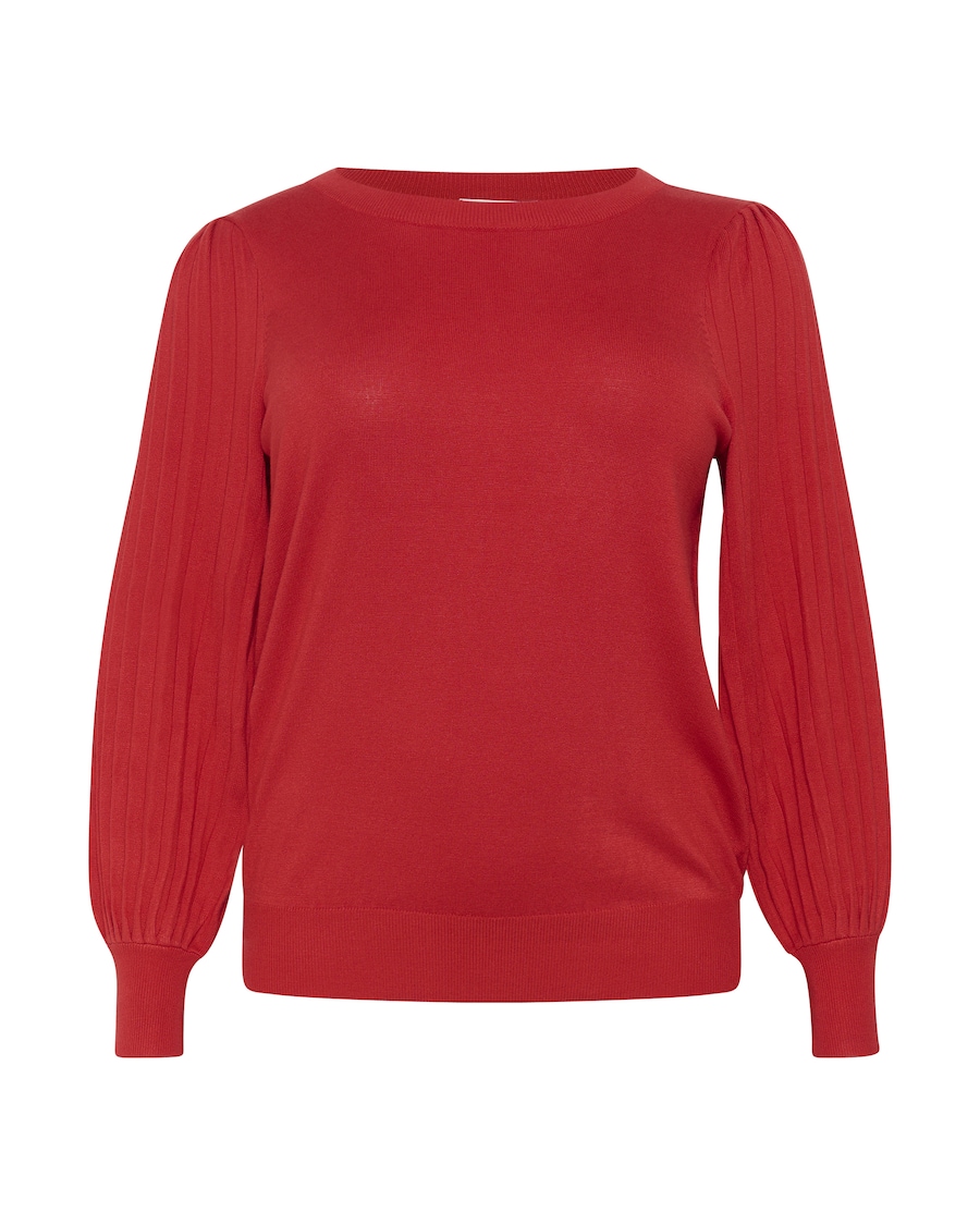 

Свитер KAFFE CURVE Loni, рубиново-красный