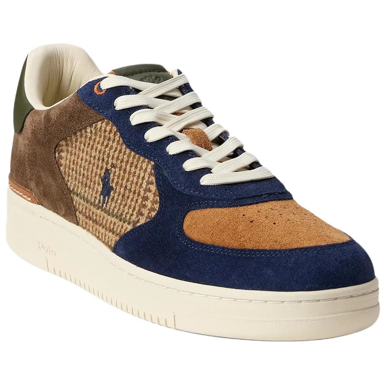 Кроссовки Masters Court Leather Low Top Polo Ralph Lauren Blue — фото 4