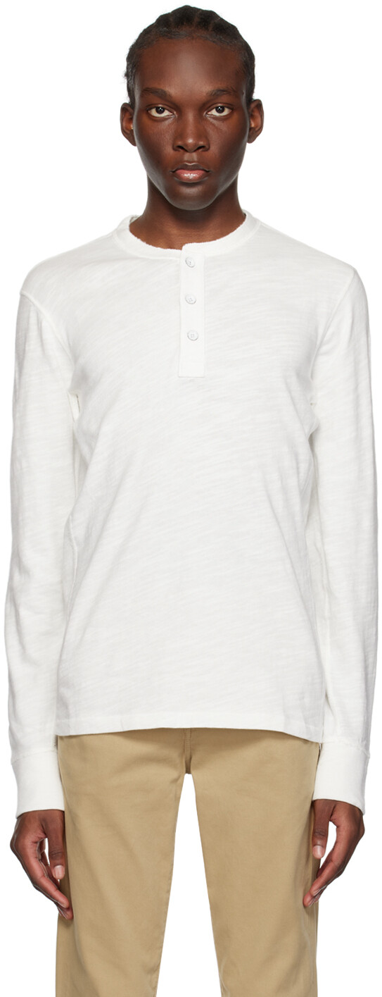 

футболка rag &bone White Flame с длинными рукавами rag & bone