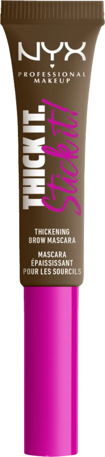 

Гель для бровей NYX Professional MakeUp Thick it. Stick it! Brow Mascara 06 Brunette