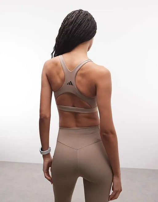 Белые кроссовки adidas Training Optime Essentials с высокой поддержкой