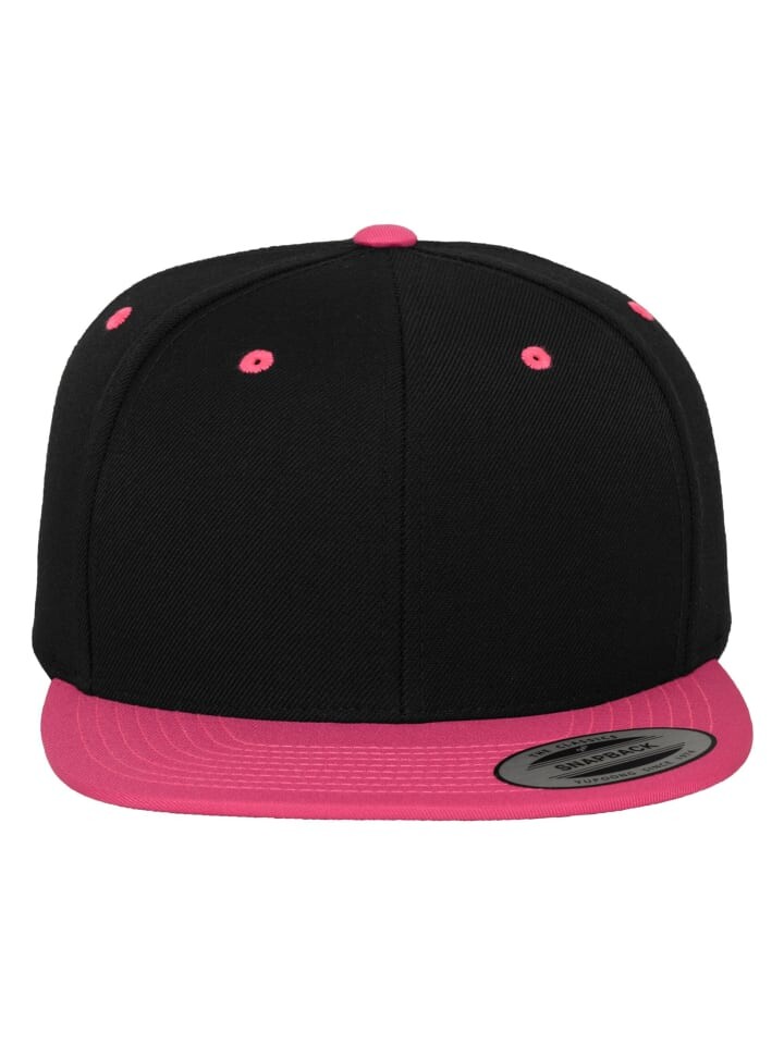 

Бейсболка Flexfit Snapback, цвет blk/neonpink