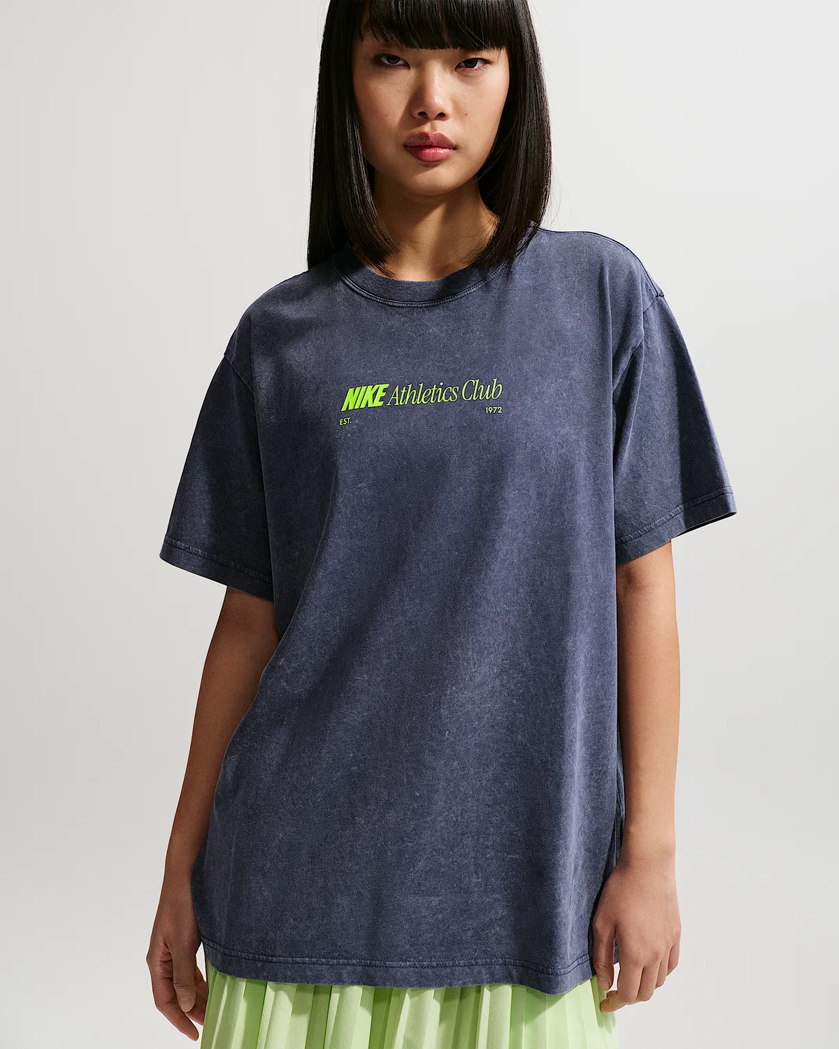 Женская оверсайз футболка Nike Sportswear Classic, Midnight Navy