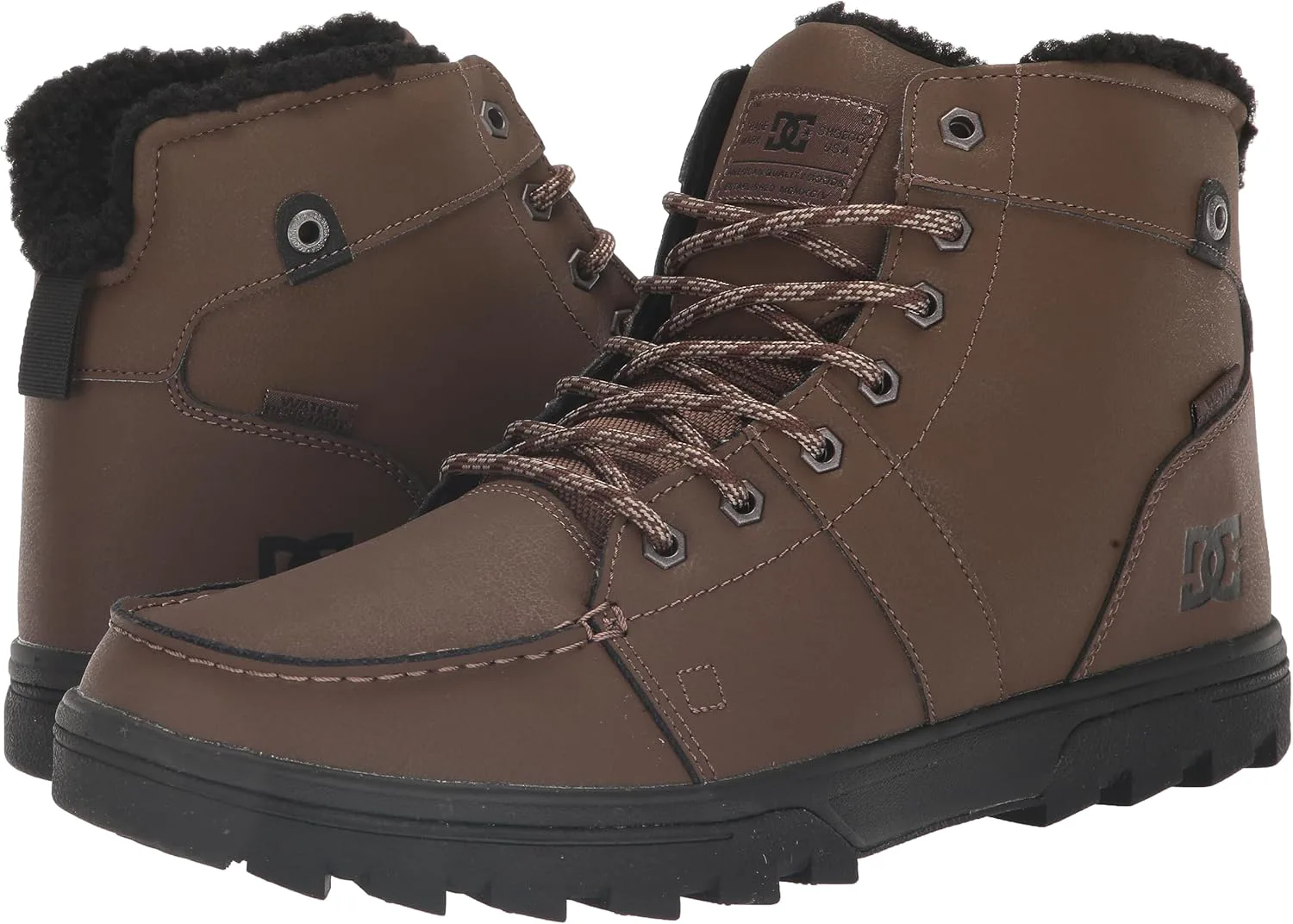 Мужская обувь DC Shoes DC Woodland для холодной погоды, повседневные высокие кроссовки, зимние модные ботинки — фото 3