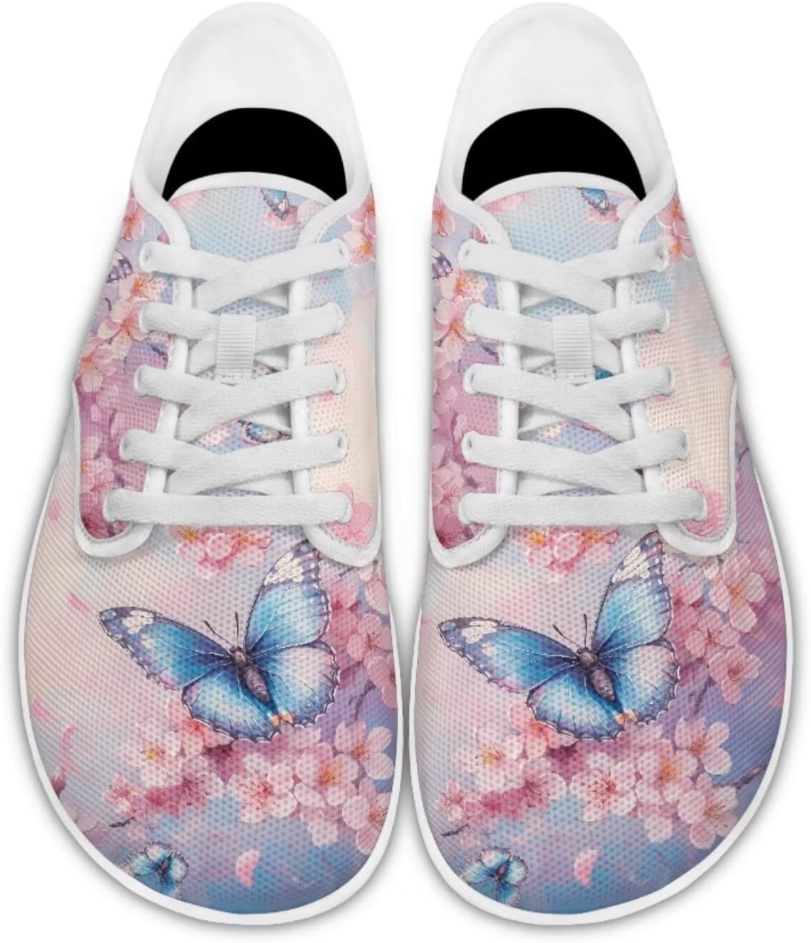 

Женские повседневные туфли-бабочки для танцев, деловые лоферы, балетки, прогулочные кроссовки для путешествий Ecaestolph, синий/розовый