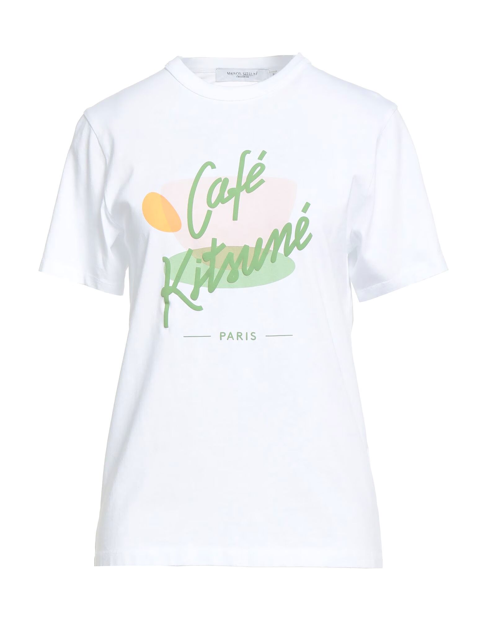 

Футболка Café Kitsuné Maison Kitsuné, белый