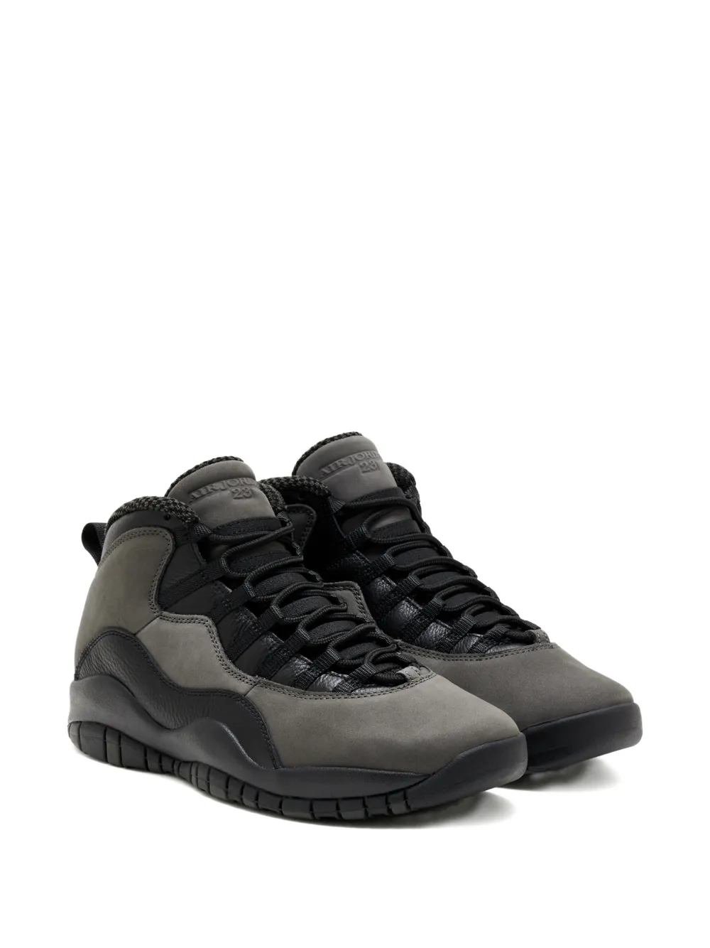Высокие кроссовки air Jordan 10, черный — фото 2