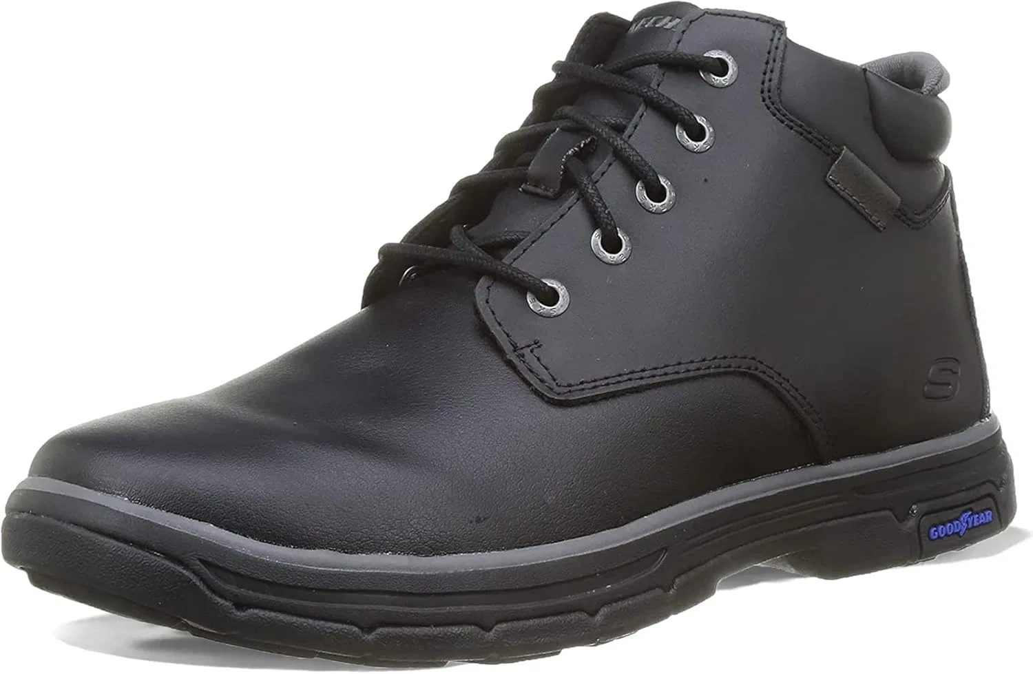 Мужские ботинки Skechers Segment 2.0 Brogden Chukka, Black (Black Leather)
