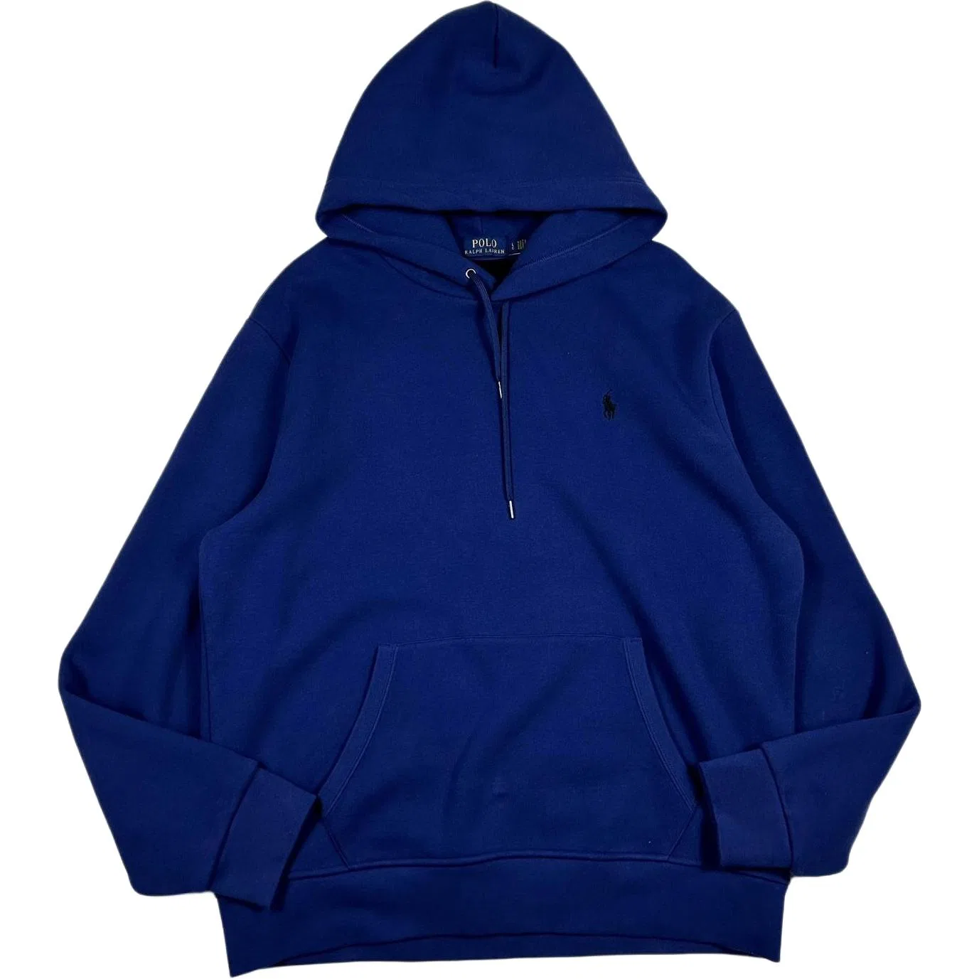 Худи флисовое с капюшоном Polo Ralph Lauren синее