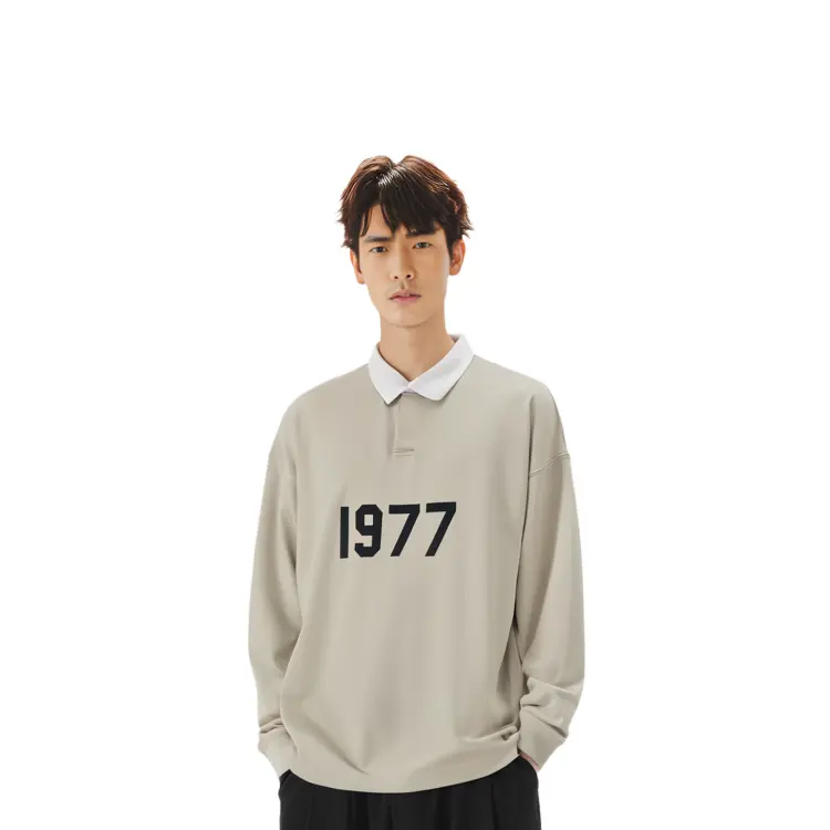 Рубашка поло серии 1977 года, мужская, пшеничная Fear Of God Essentials, цвет Wheat — фото 3