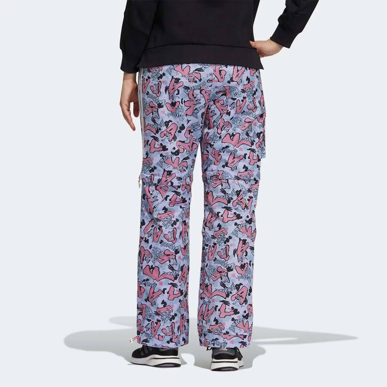 X JENNY X ATMOS Casual Pants Women's Adidas, фиолетовый — фото 4