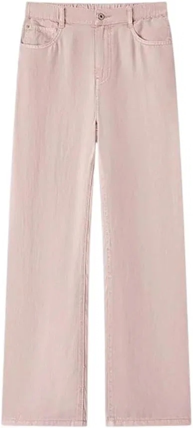 Джинсы широкие Women Elastic Waist Long Jeans Summer Cool Feeling Wide Leg Trousers Comfort Fit, Pnnrk