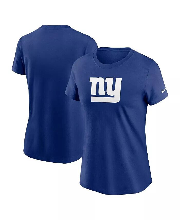 

Женская футболка с логотипом Royal New York Giants Primary Nike, синий