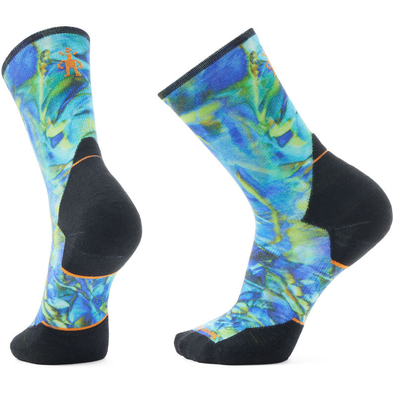 

Носки с принтом Trail Run Targeted Reflections Smartwool, синий